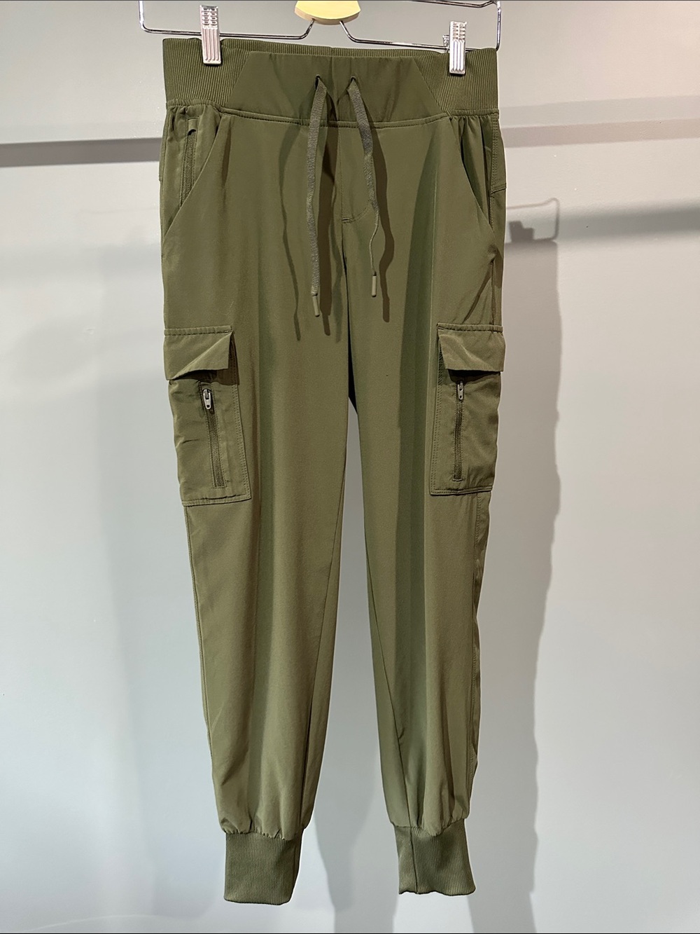 all in motion Olive Green Cargo Joggers with Drawstring